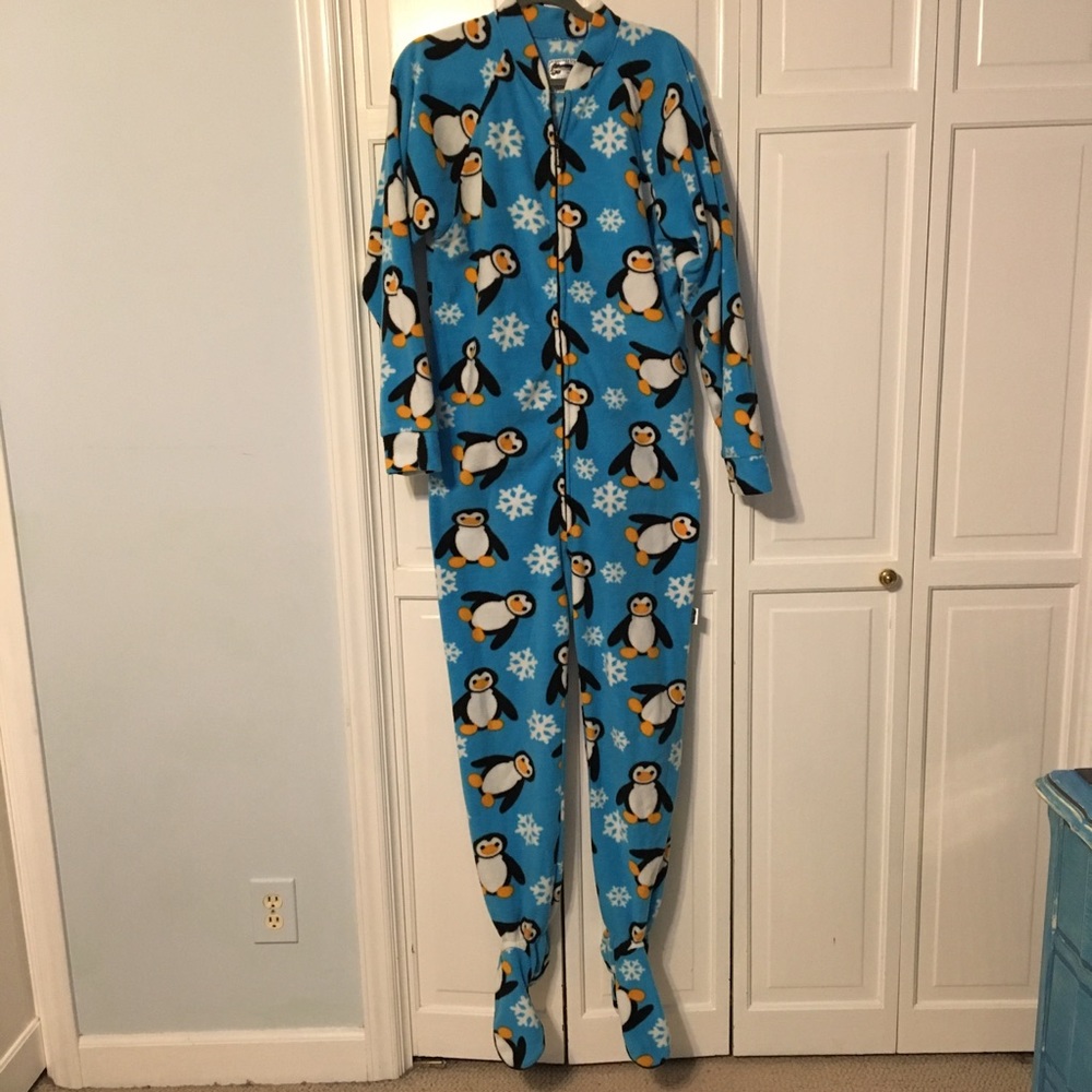 Adult medium penguin onesie